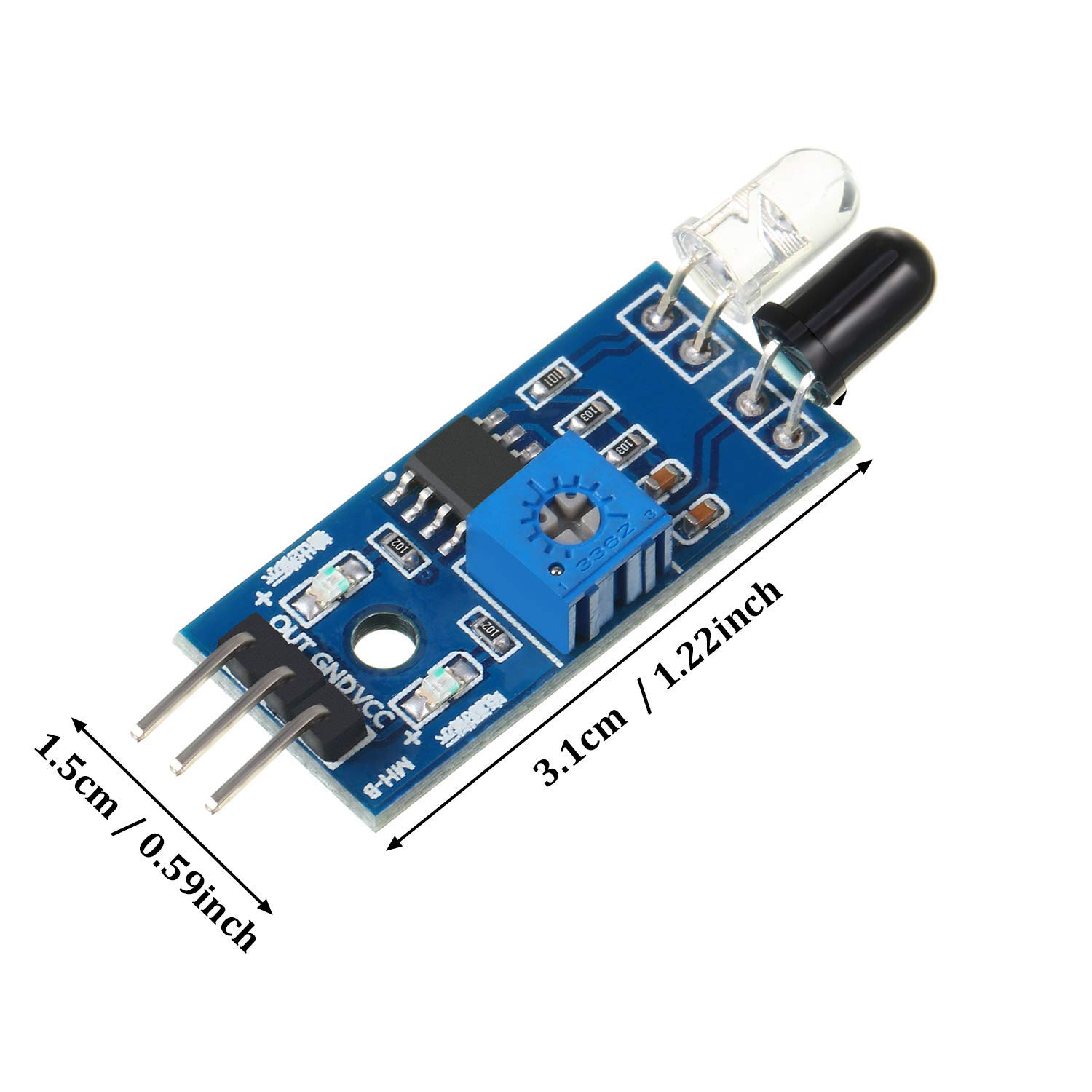 Pcs Ir Infrared Obstacle Avoidance Sensor Module Super Debug